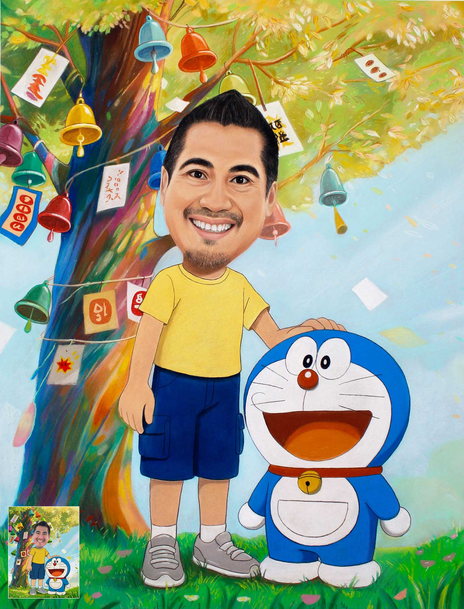 Humoro šaržas portretas – linksmų ir kūrybingų piešinių stilius